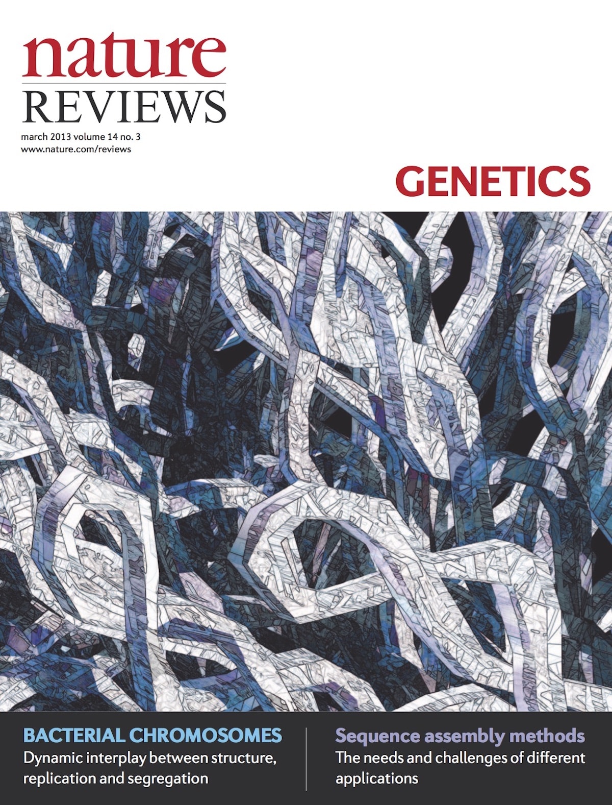 Cover of Nature Reviews Genetics, 2013